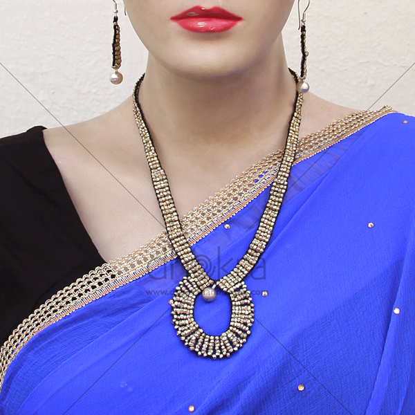 Dhokra Pearl Bird Avanti  Set | dhokra jewellery online | Dhokra